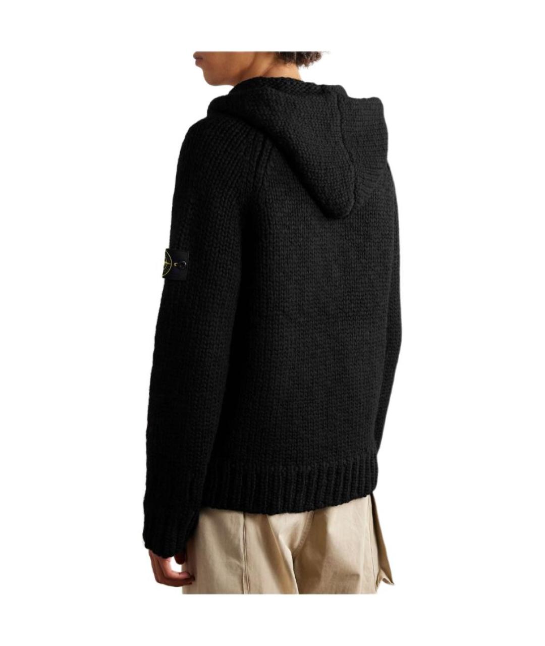 STONE ISLAND Черная куртка, фото 2