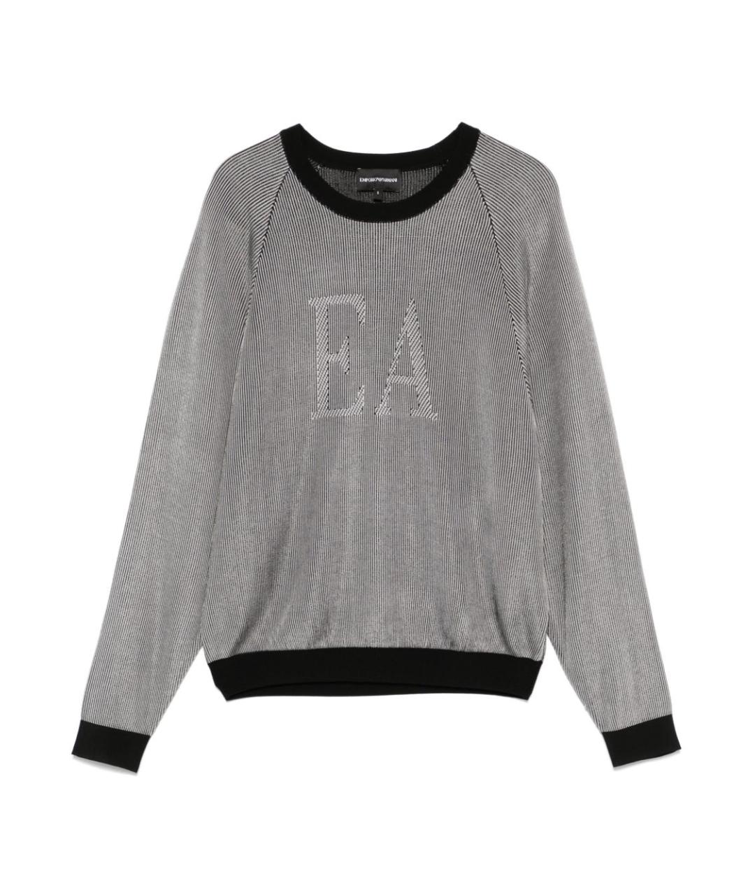 EMPORIO ARMANI Серый джемпер / свитер, фото 1