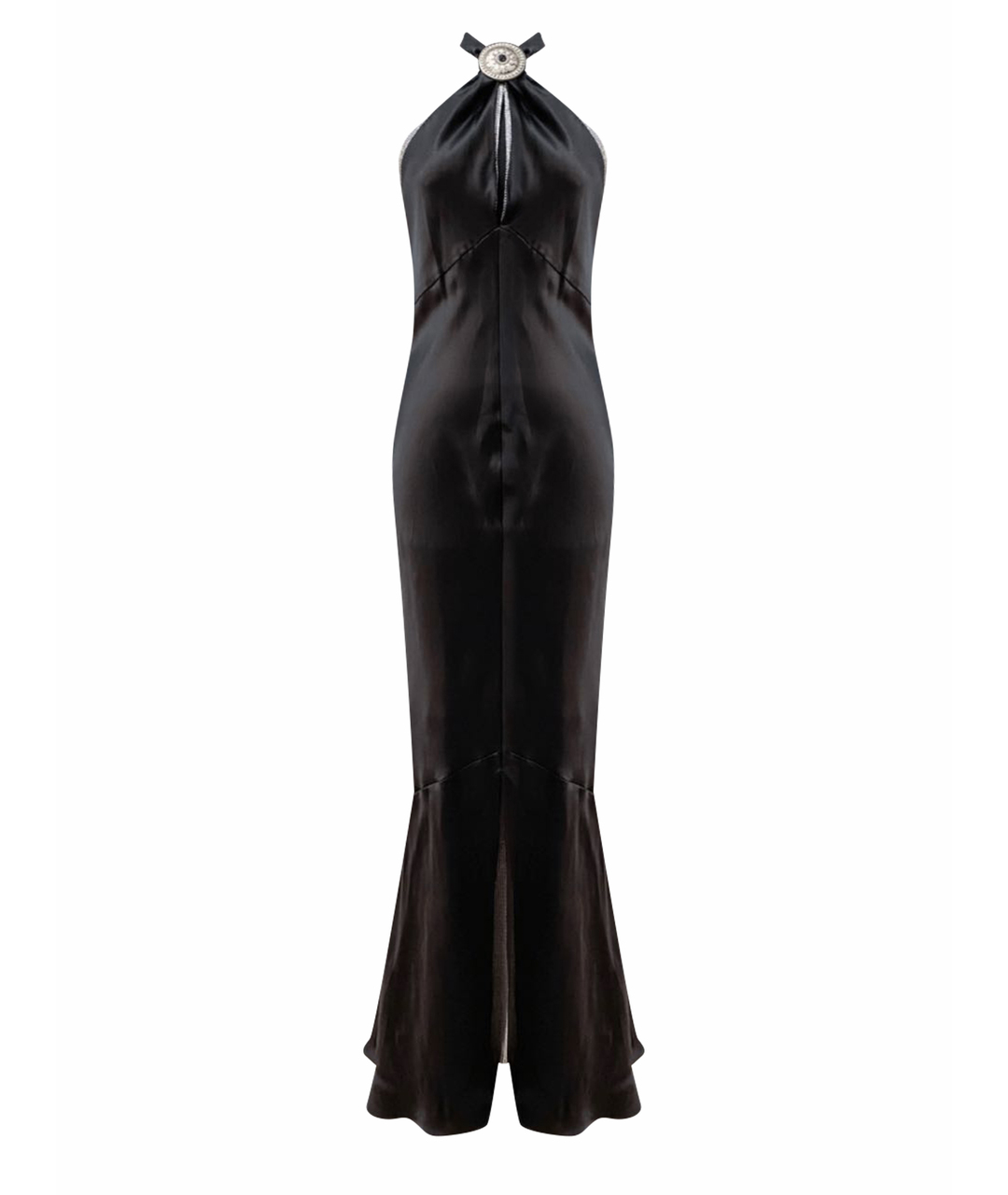 KARL LAGERFELD Черное шелковое вечернее платье, фото 1