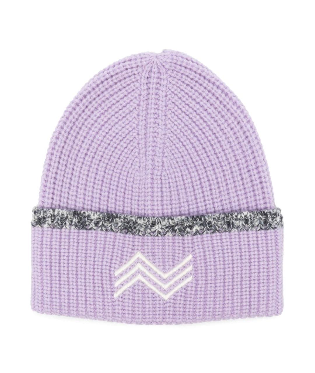 MISSONI Фиолетовая шерстяная шапка, фото 1