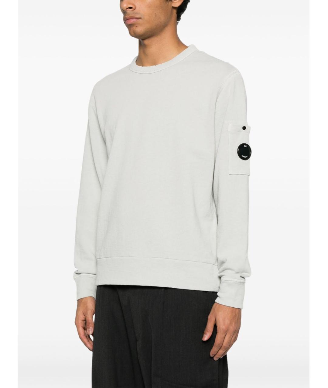 CP COMPANY Серый хлопковый джемпер / свитер, фото 2