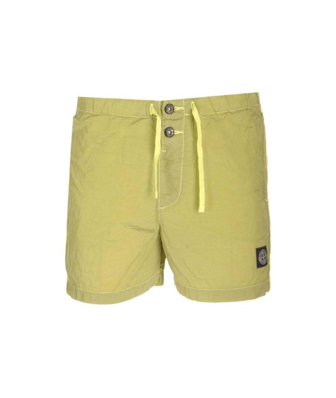 STONE ISLAND Зеленые шорты, фото 1
