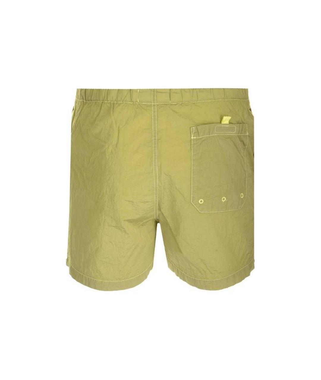 STONE ISLAND Зеленые шорты, фото 2