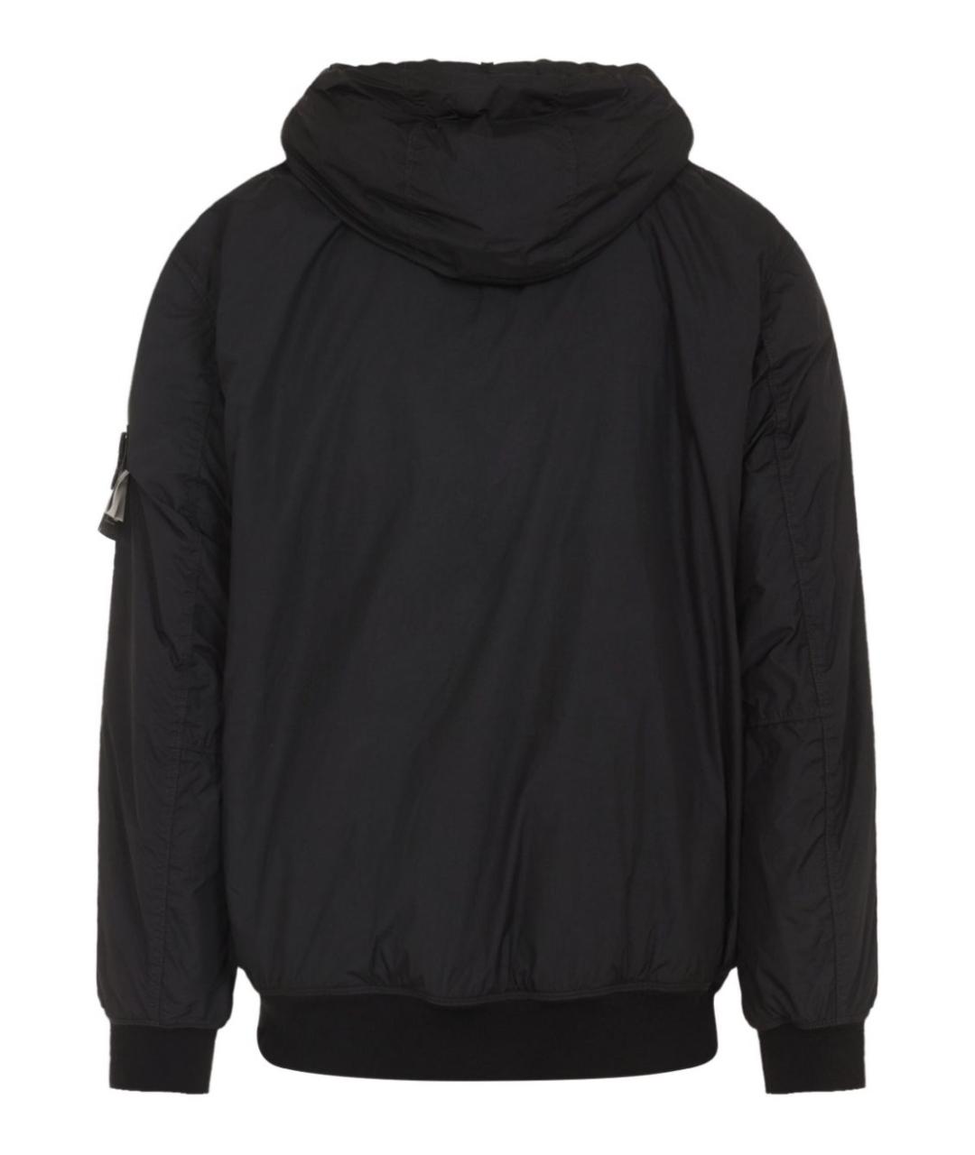 STONE ISLAND Черная полиамидовая куртка, фото 5