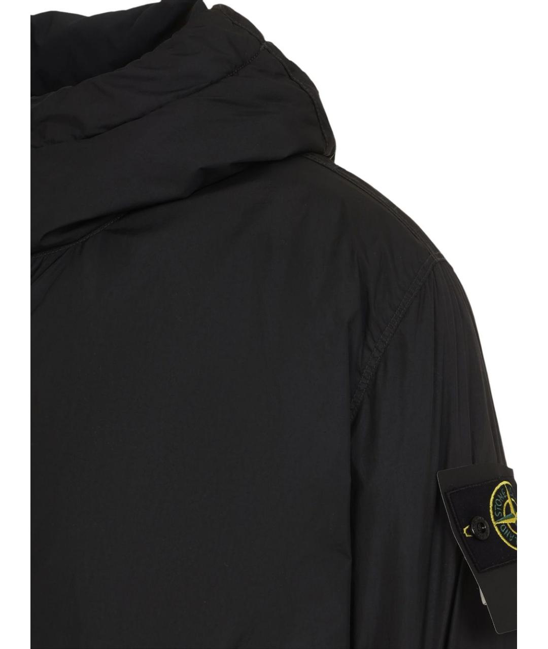 STONE ISLAND Черная полиамидовая куртка, фото 4