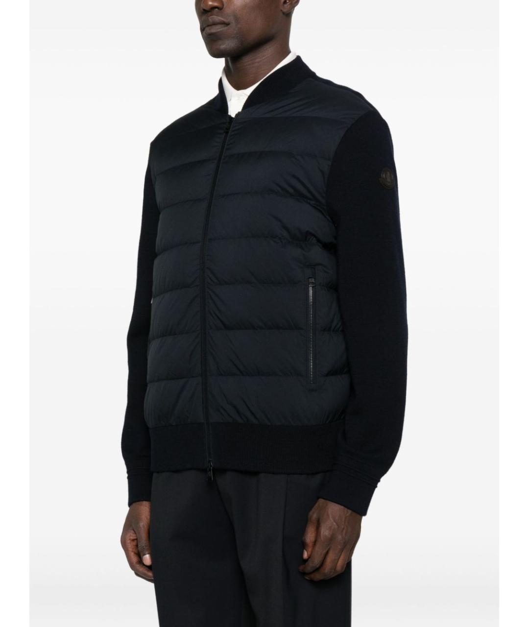 MONCLER Темно-синий кардиган, фото 5