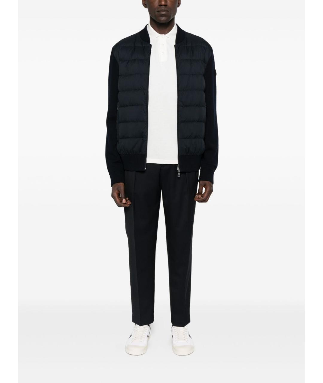 MONCLER Темно-синий кардиган, фото 3