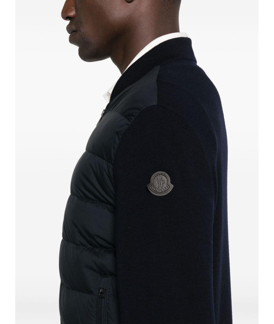 MONCLER Темно-синий кардиган, фото 2