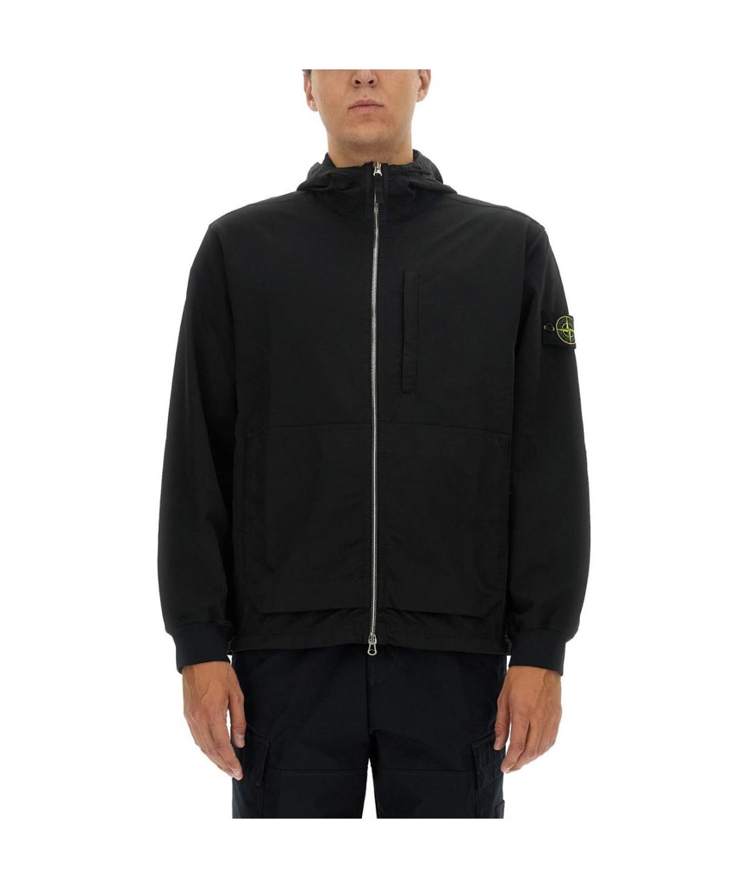 STONE ISLAND Черная куртка, фото 3
