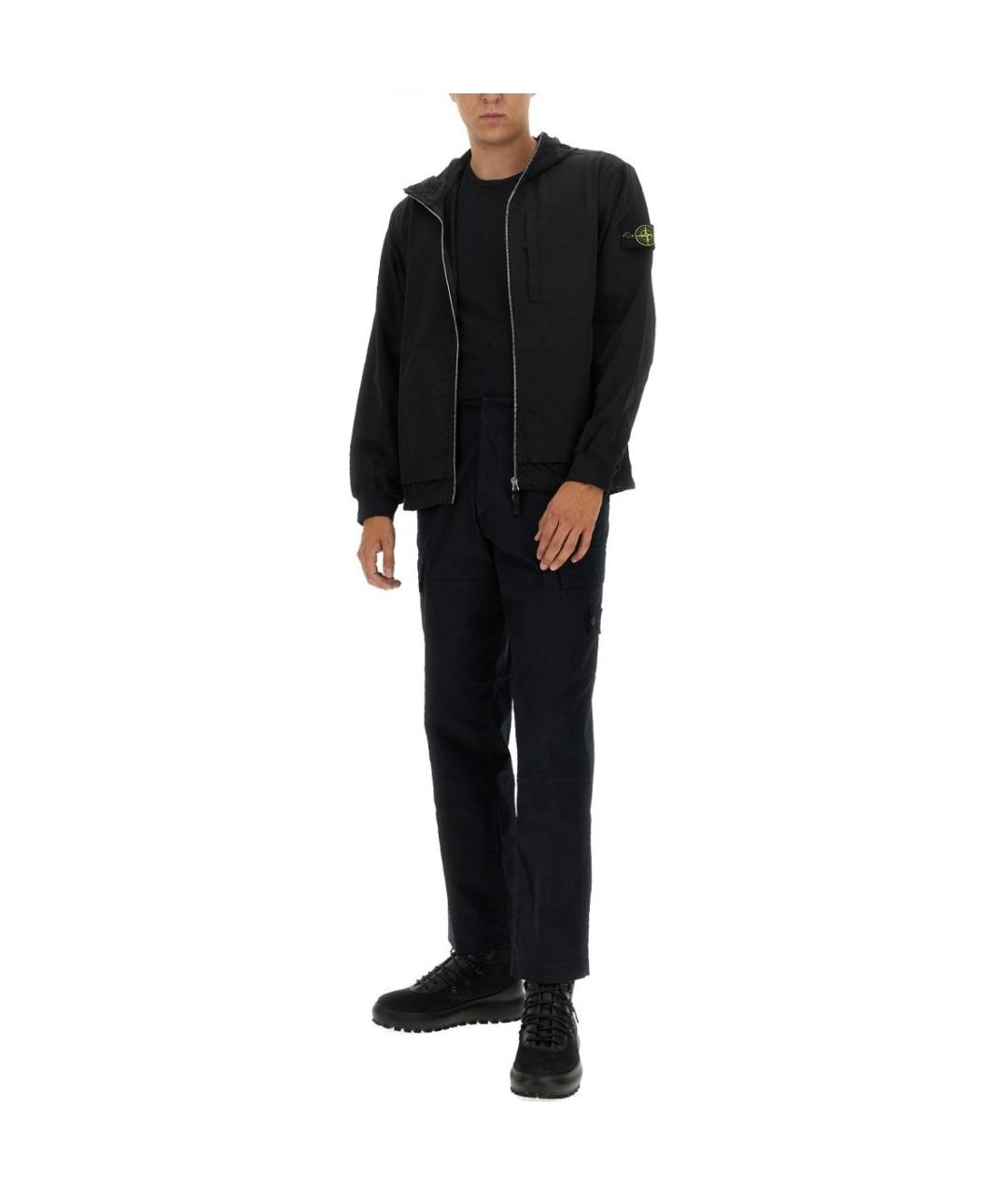 STONE ISLAND Черная куртка, фото 2