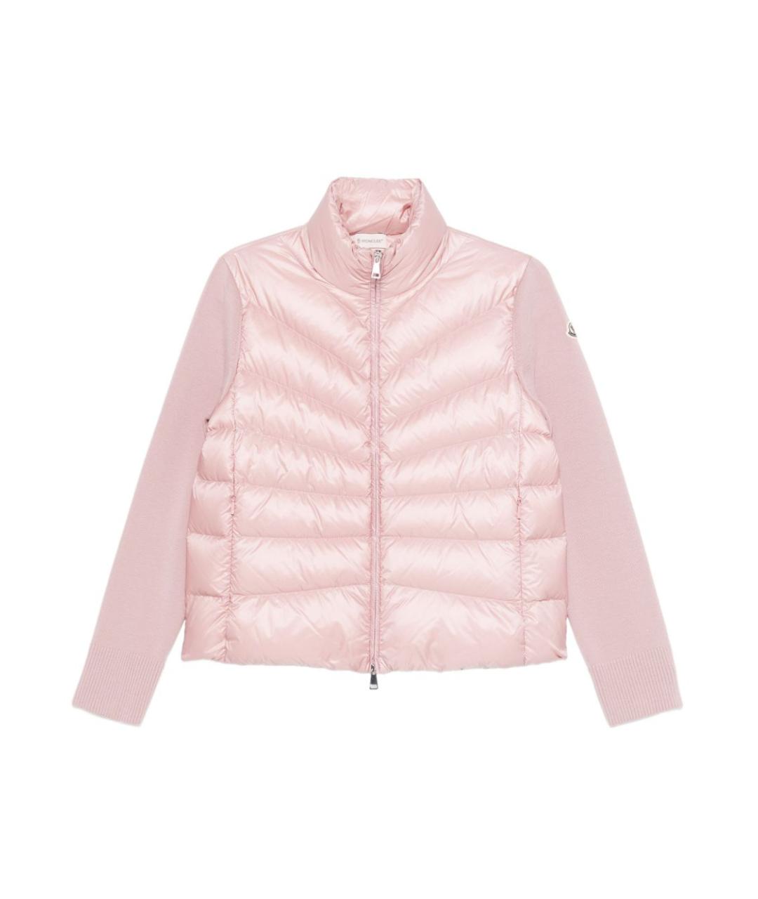 MONCLER Розовый шерстяной кардиган, фото 1
