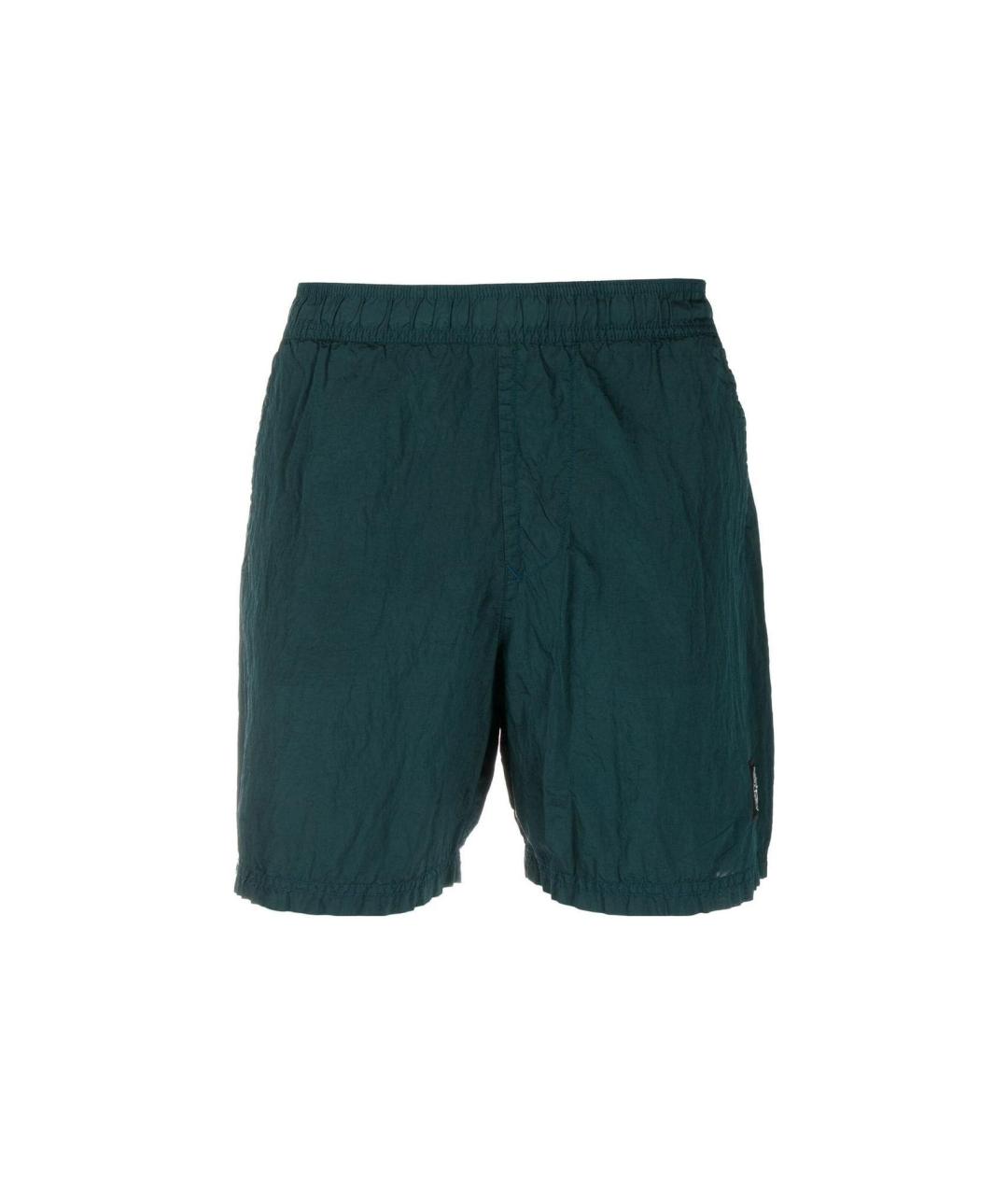 STONE ISLAND Зеленые шорты, фото 1