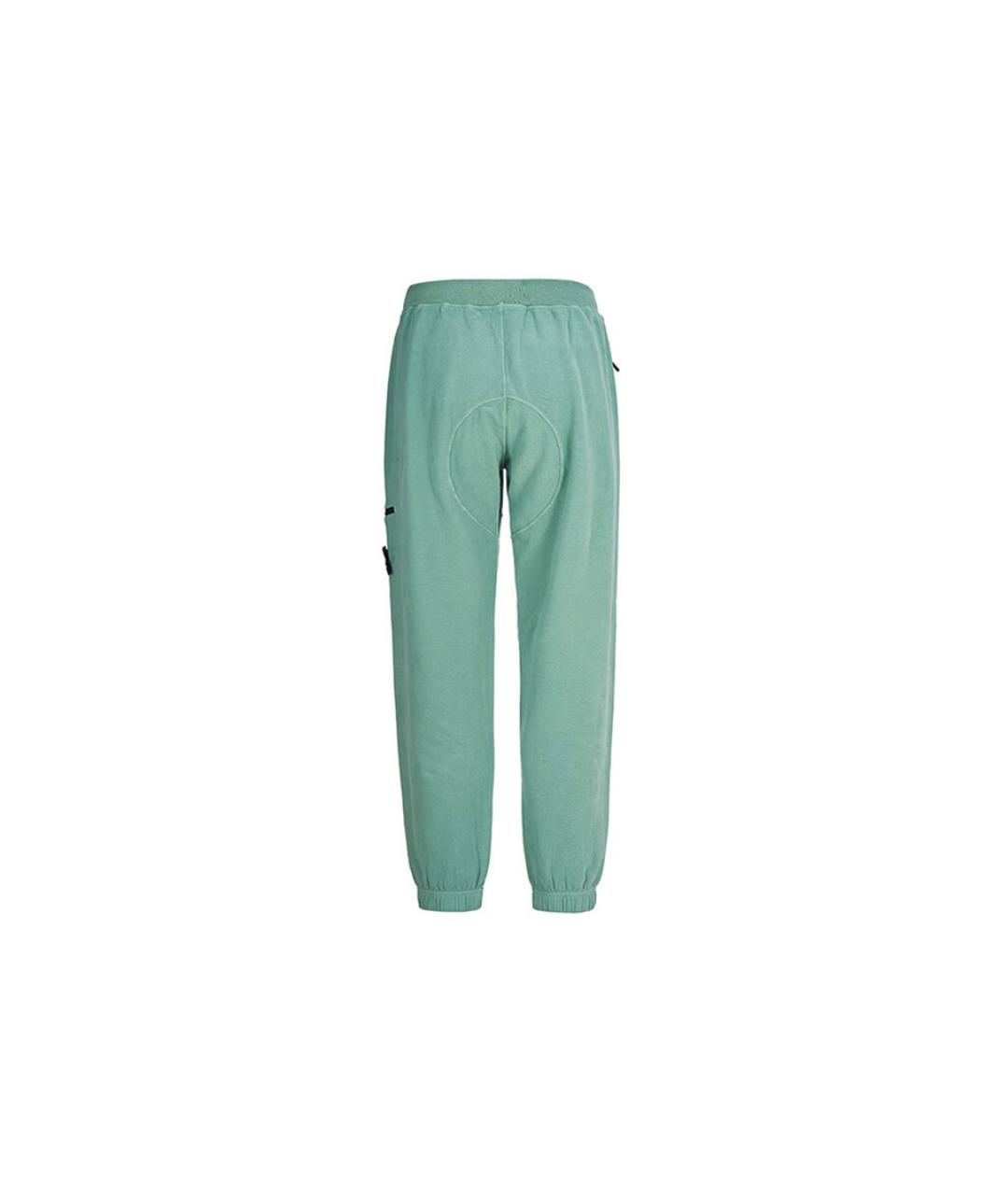STONE ISLAND Бирюзовые повседневные брюки, фото 2