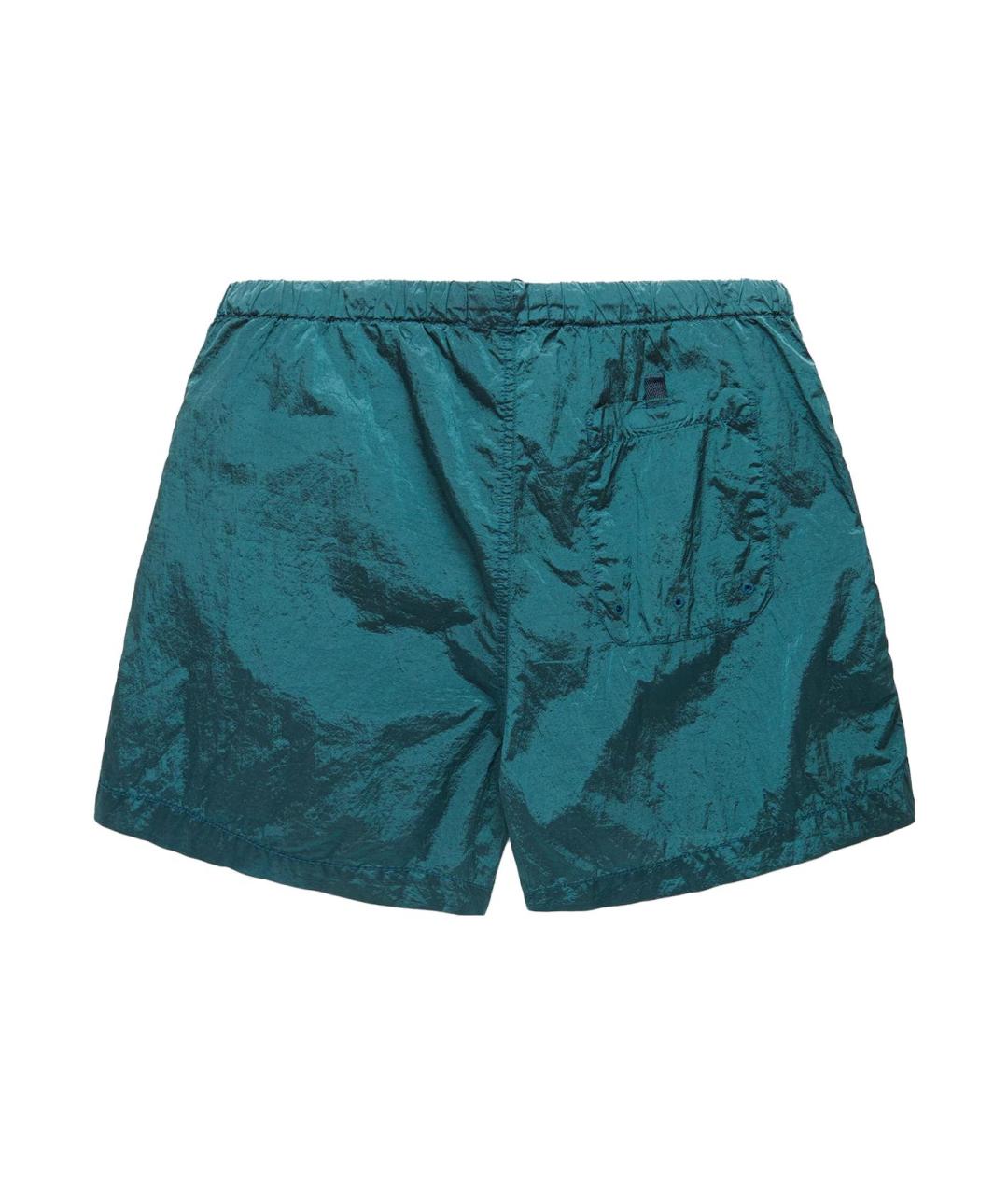 STONE ISLAND Зеленые шорты, фото 2