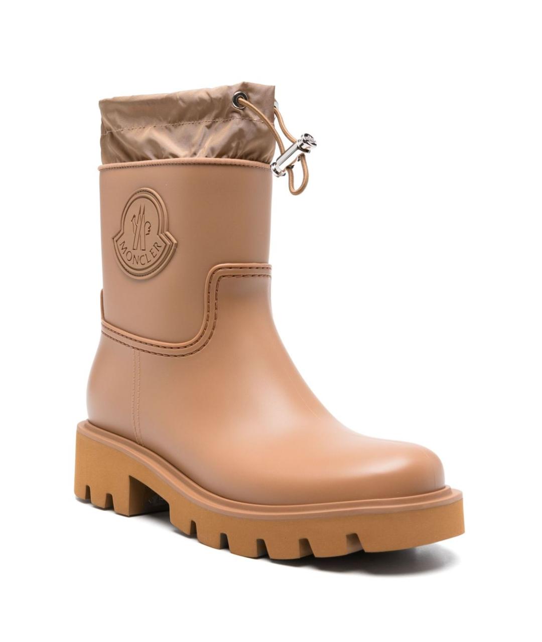 MONCLER Бежевые сапоги, фото 3