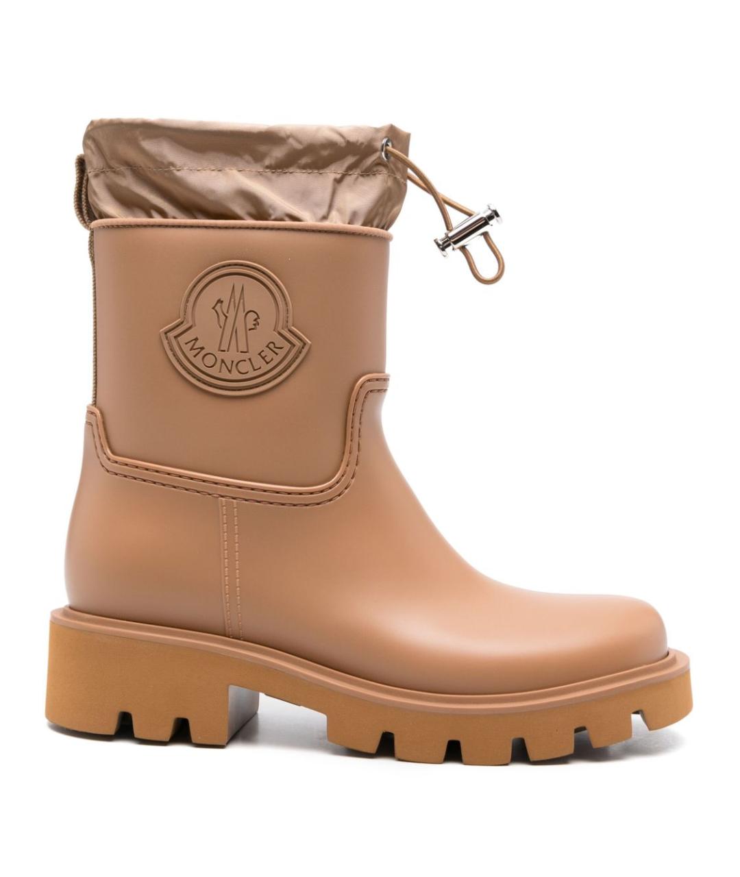 MONCLER Бежевые сапоги, фото 1