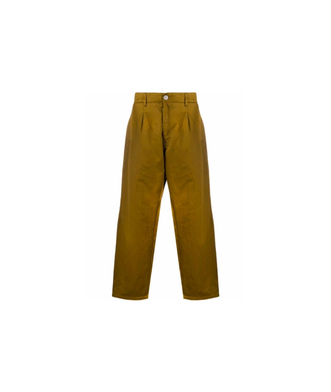 STONE ISLAND Зеленые повседневные брюки, фото 5