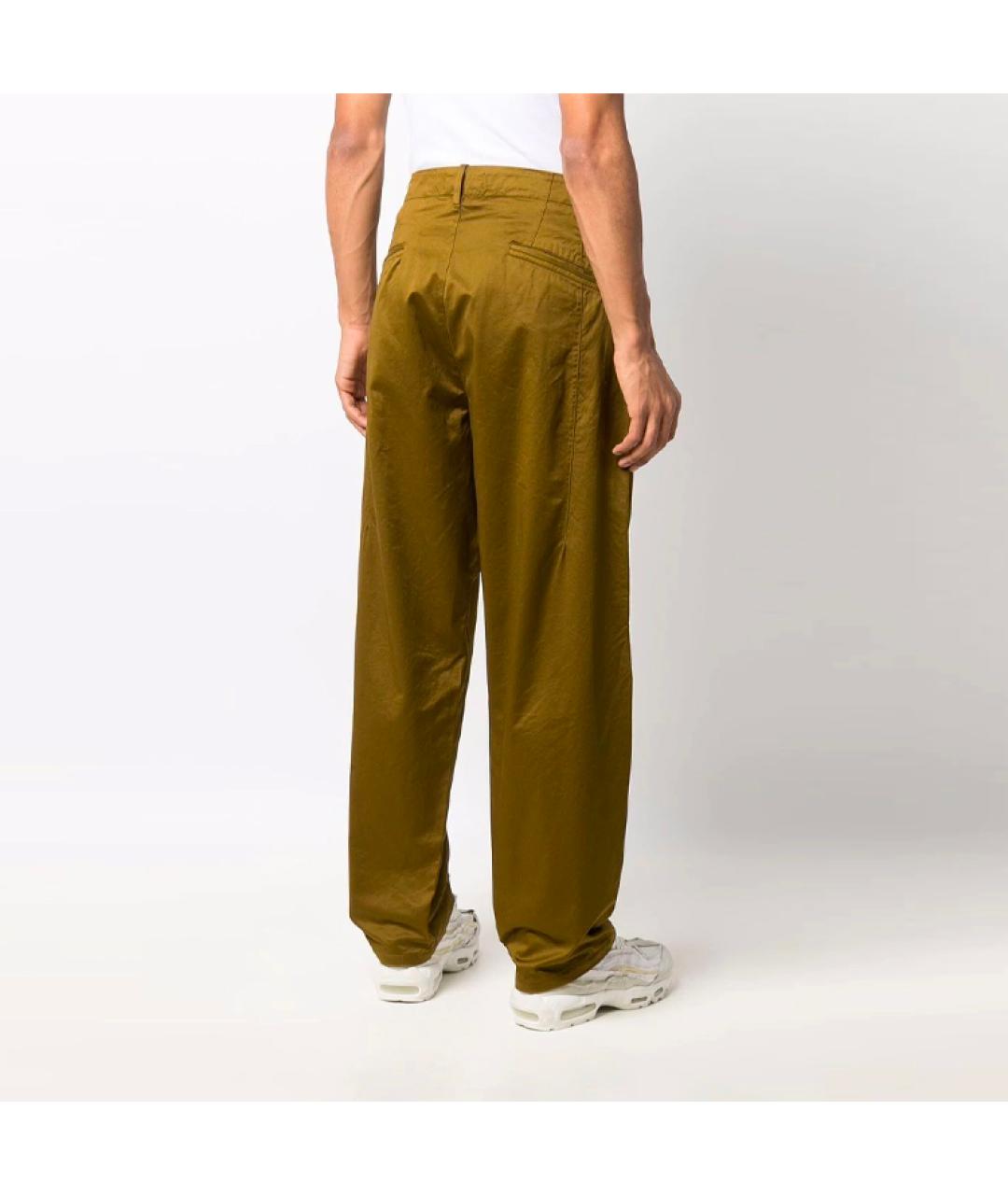 STONE ISLAND Зеленые повседневные брюки, фото 3