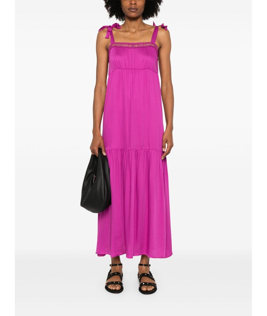 EMPORIO ARMANI Фиолетовое платье, фото 5