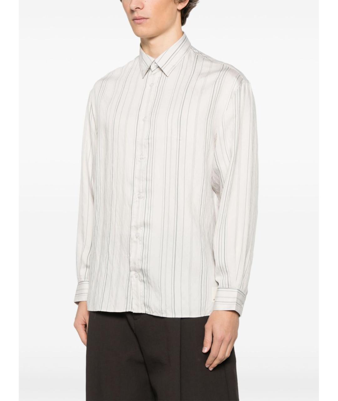 EMPORIO ARMANI Белая кэжуал рубашка, фото 4
