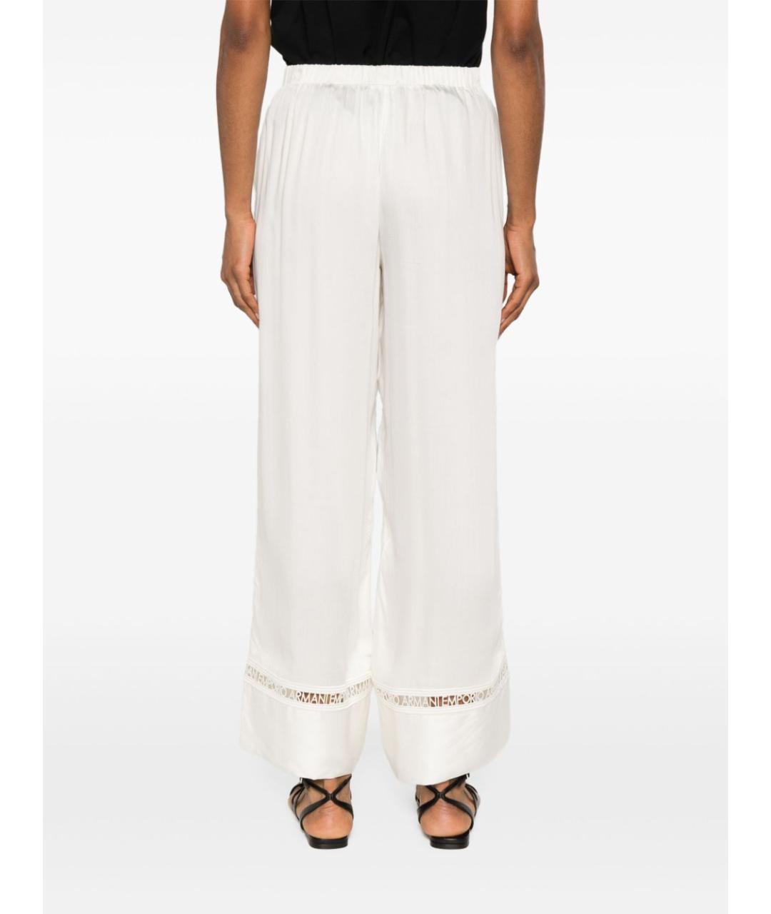 EMPORIO ARMANI Белый хлопковый купальник, фото 3