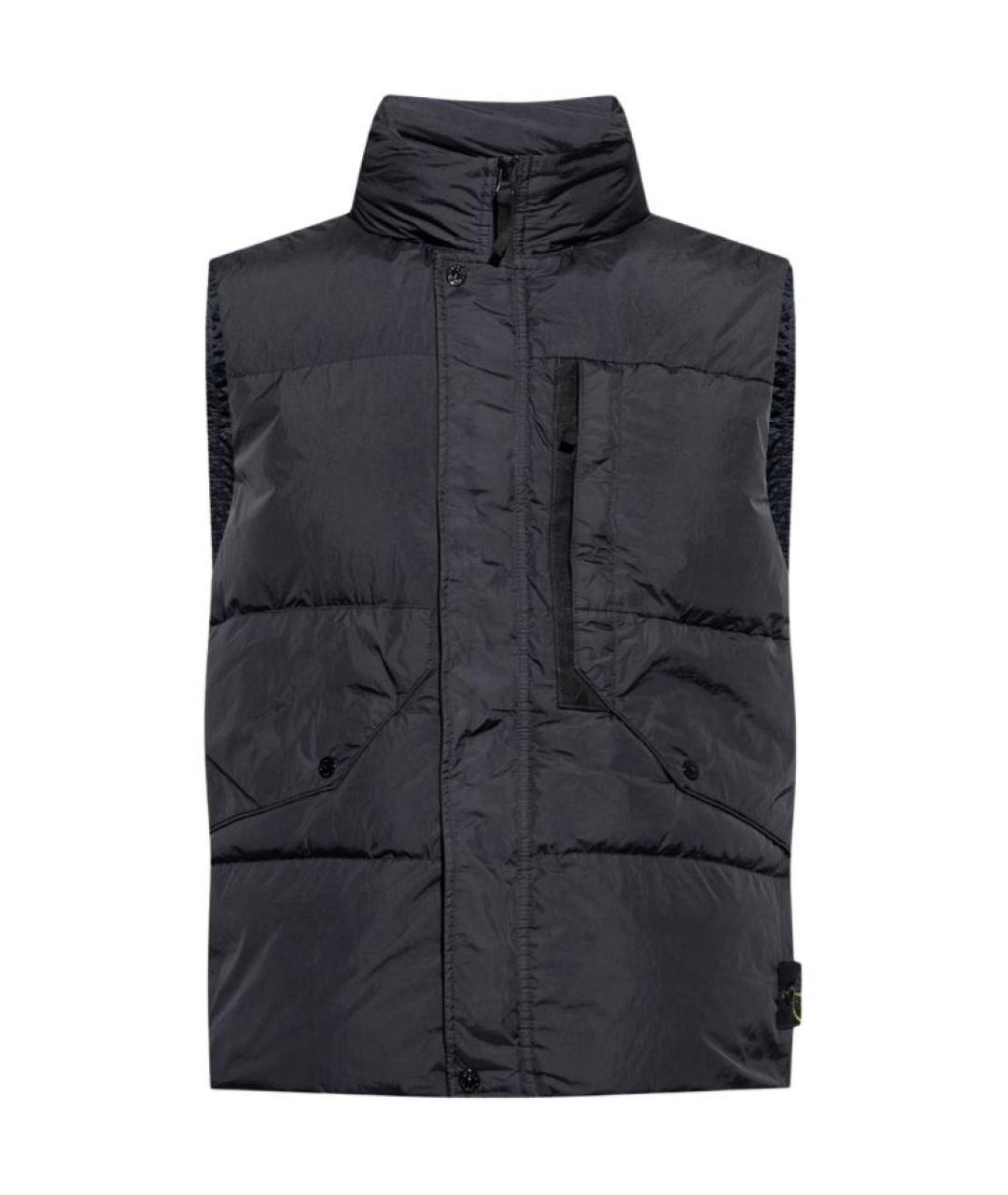 STONE ISLAND Черный жилет, фото 3