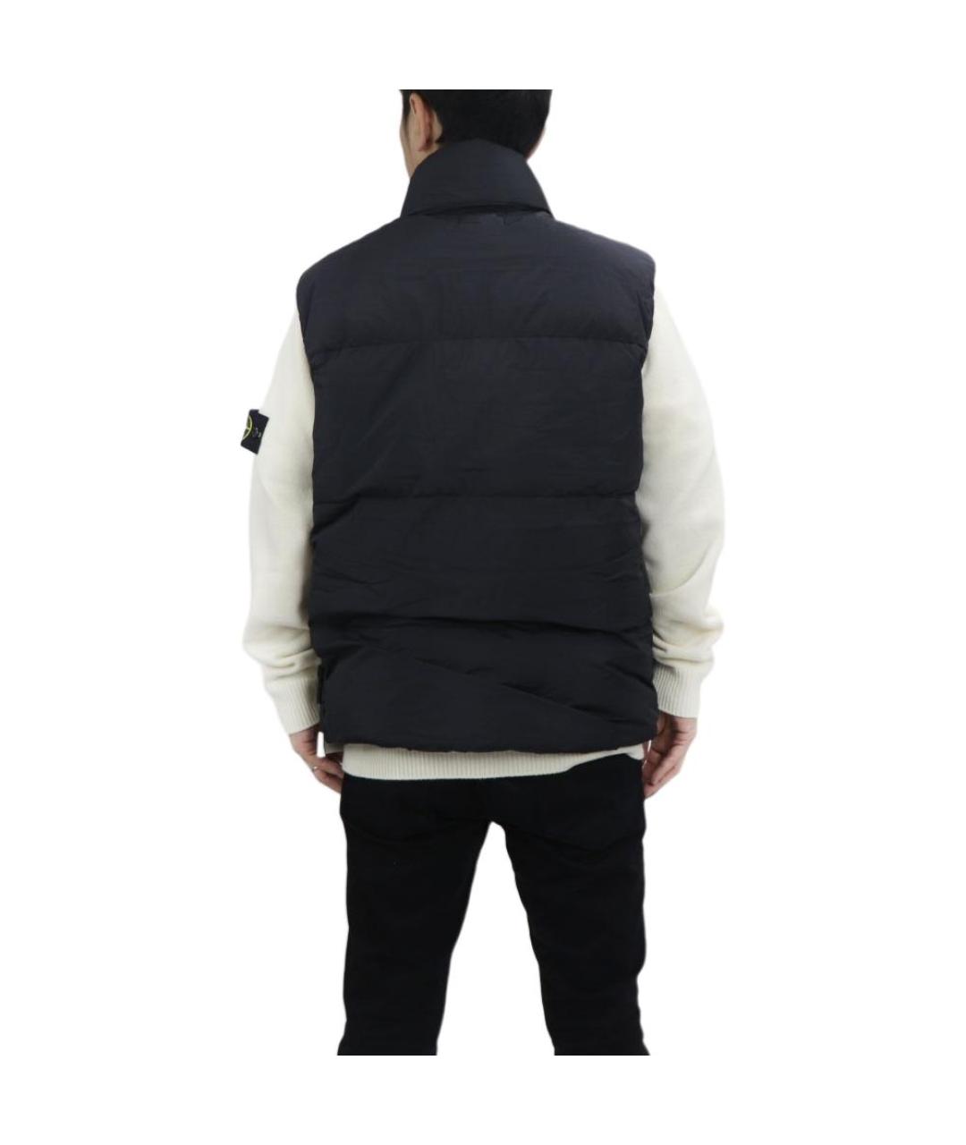 STONE ISLAND Черный жилет, фото 6