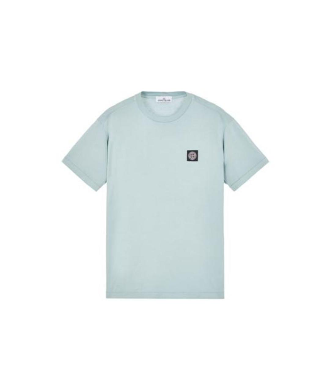 STONE ISLAND Голубая футболка, фото 1