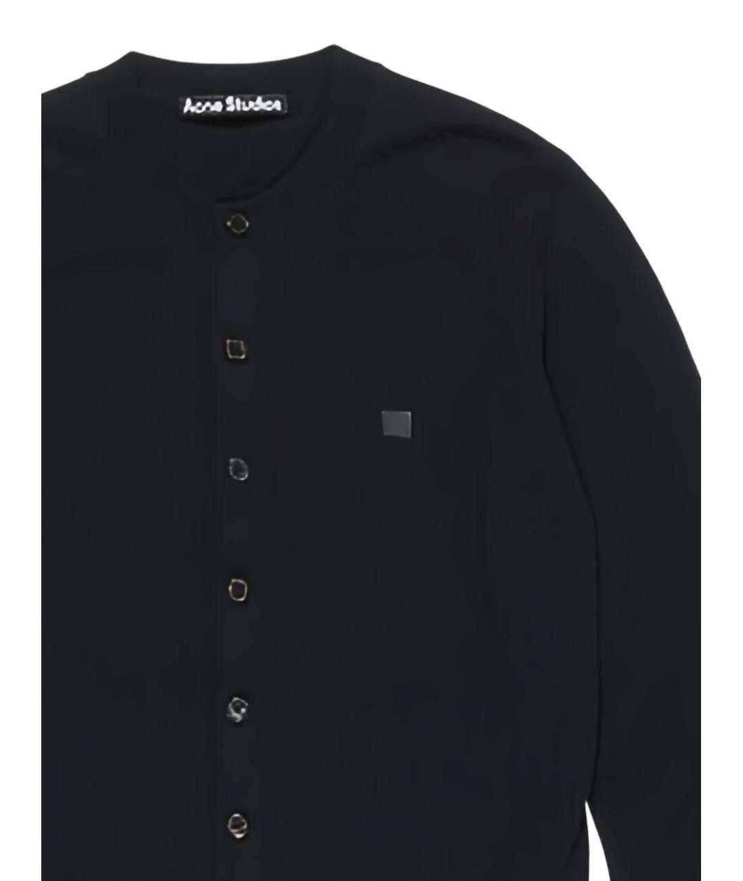 ACNE STUDIOS Черный кардиган, фото 2