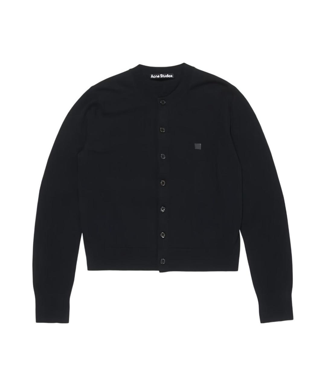 ACNE STUDIOS Черный кардиган, фото 1