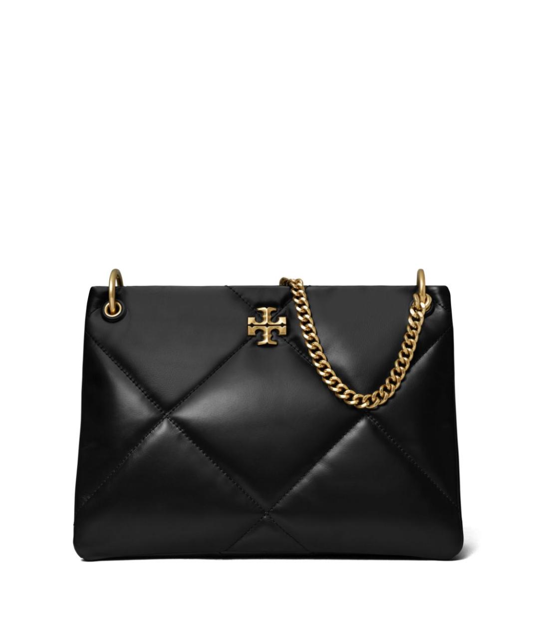 TORY BURCH Черная кожаная сумка через плечо, фото 1