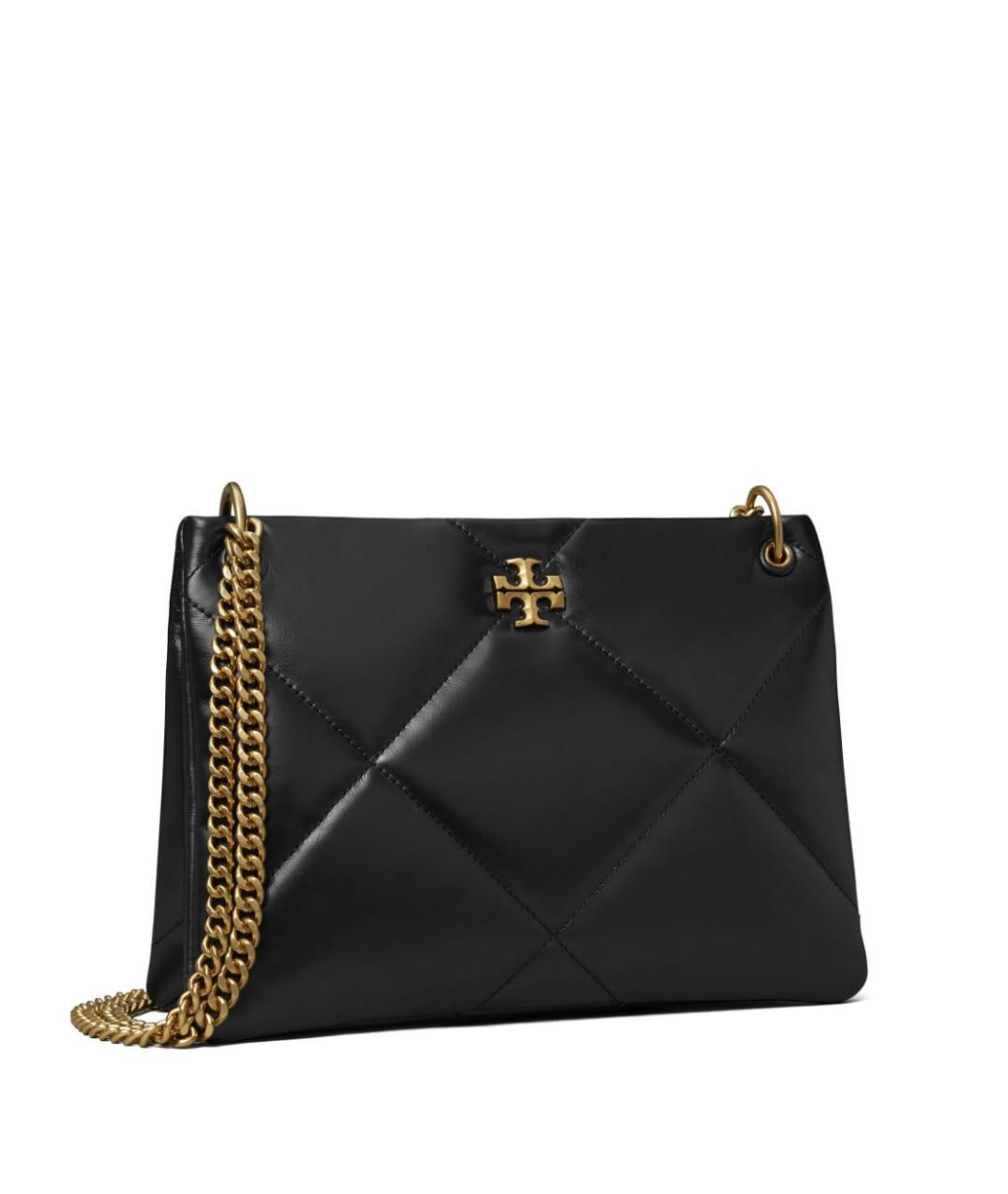 TORY BURCH Черная кожаная сумка через плечо, фото 4