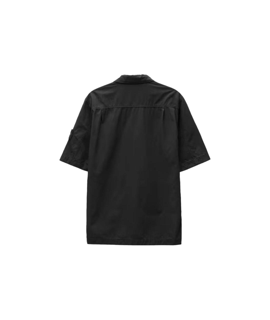 STONE ISLAND Черная футболка, фото 2