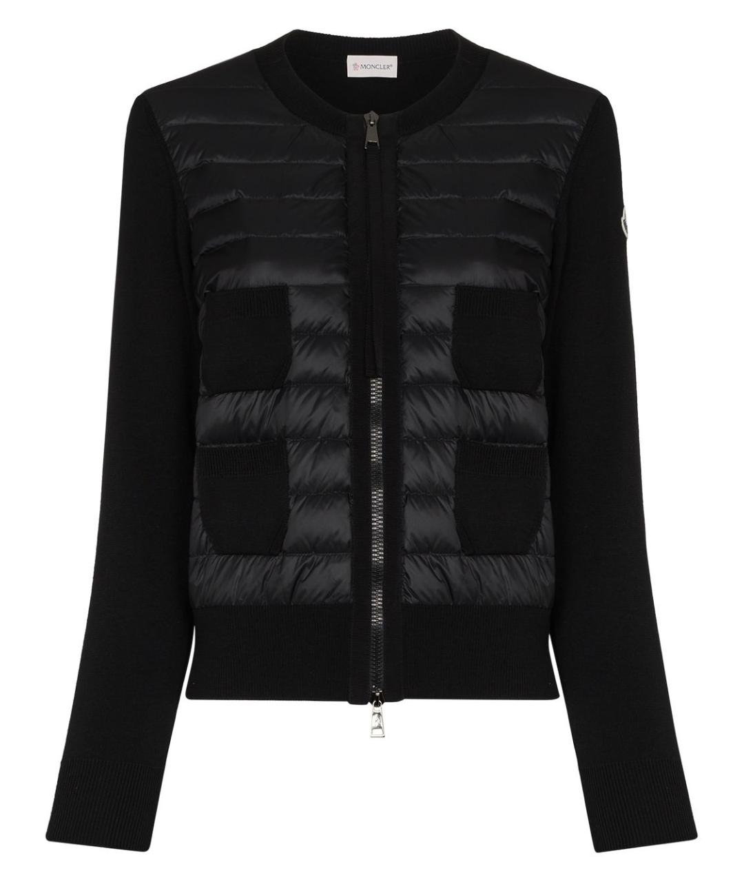 MONCLER Черный кардиган, фото 1