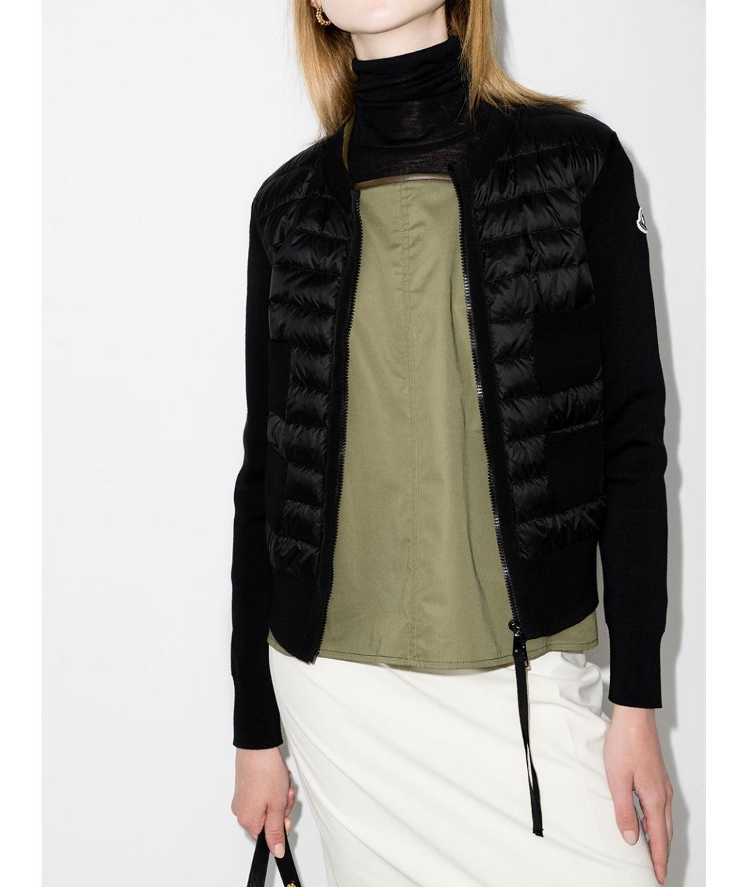 MONCLER Черный кардиган, фото 2