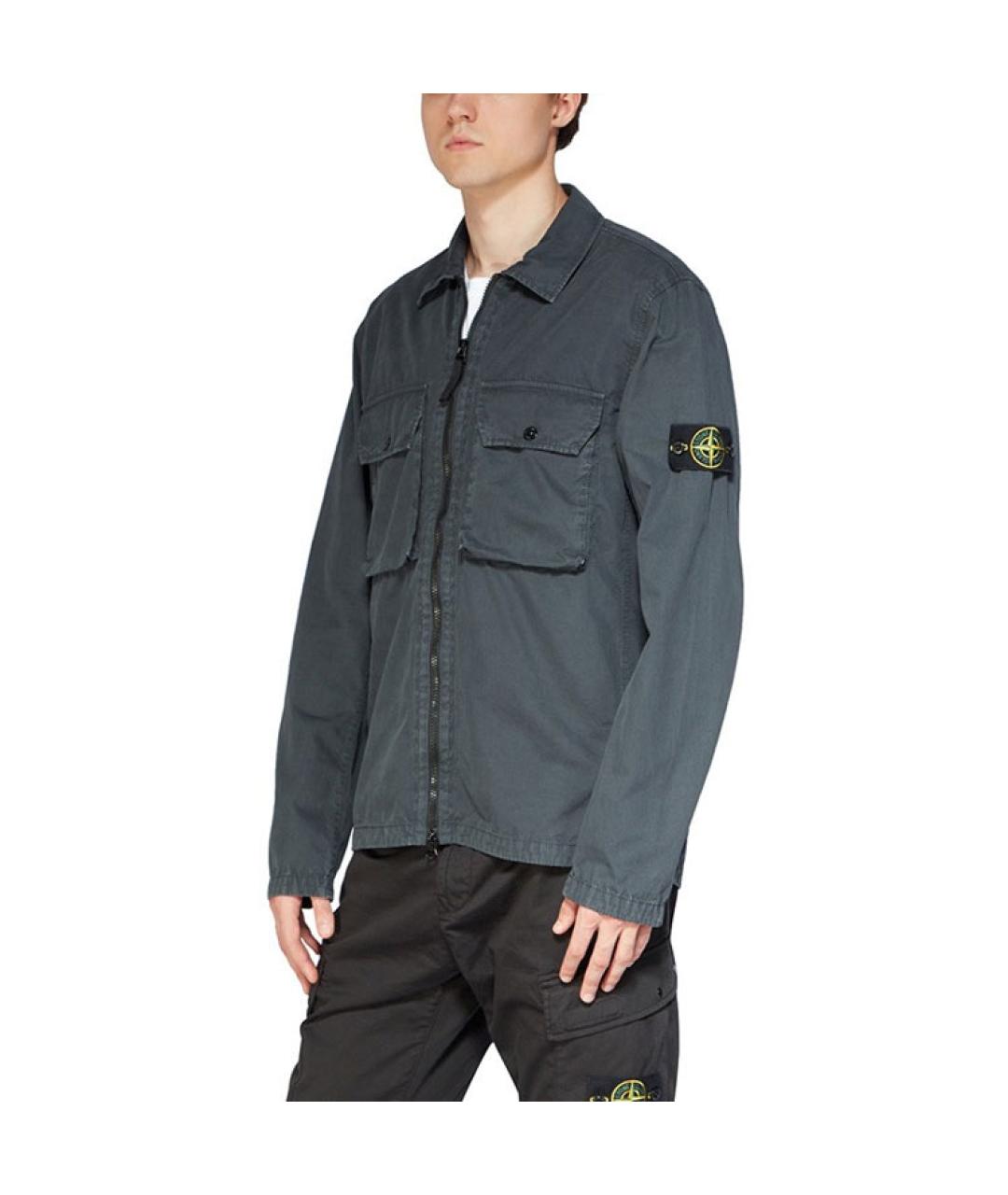 STONE ISLAND Серая куртка, фото 5