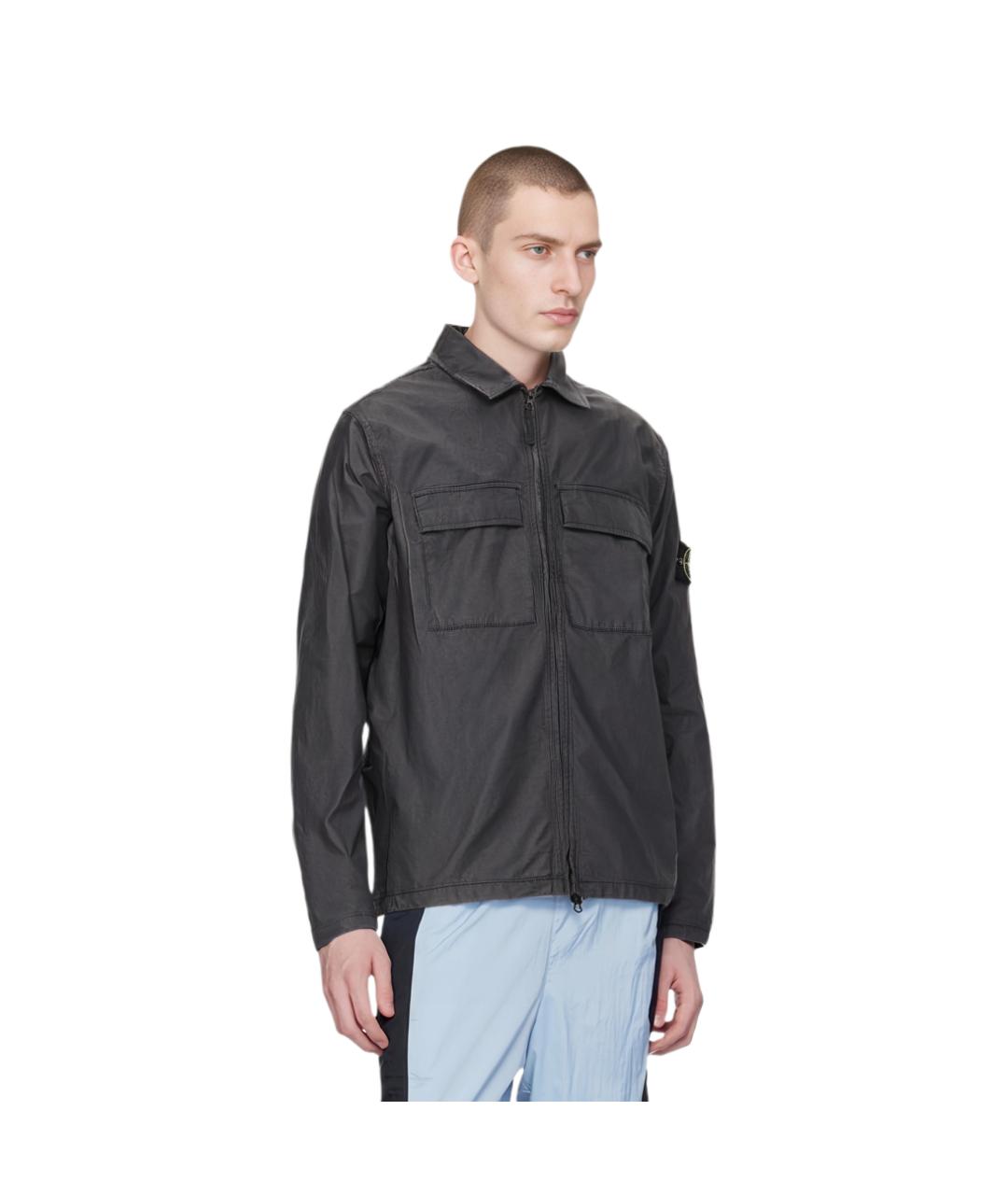 STONE ISLAND Серая куртка, фото 3
