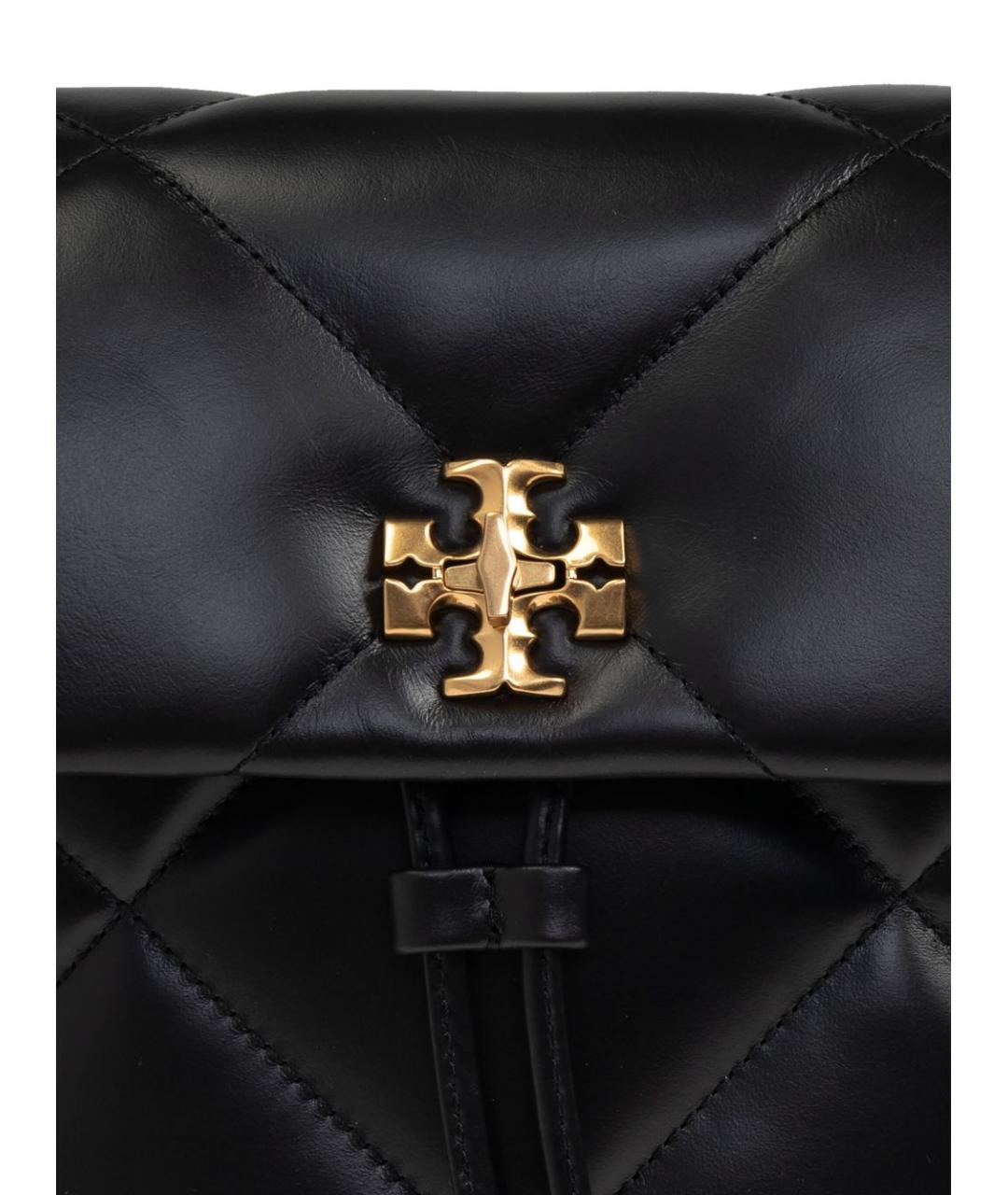 TORY BURCH Черный кожаный рюкзак, фото 5