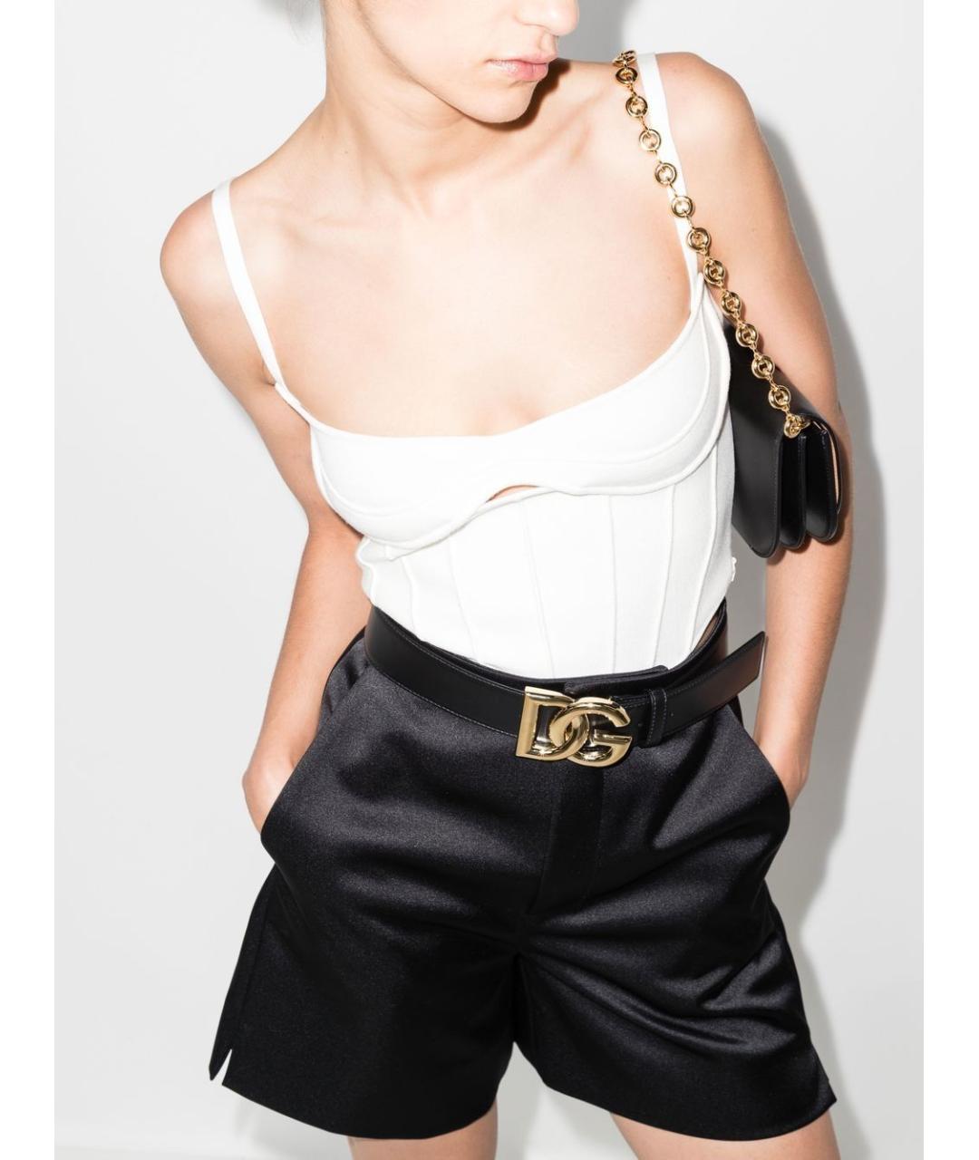 DOLCE&GABBANA Черный ремень, фото 2