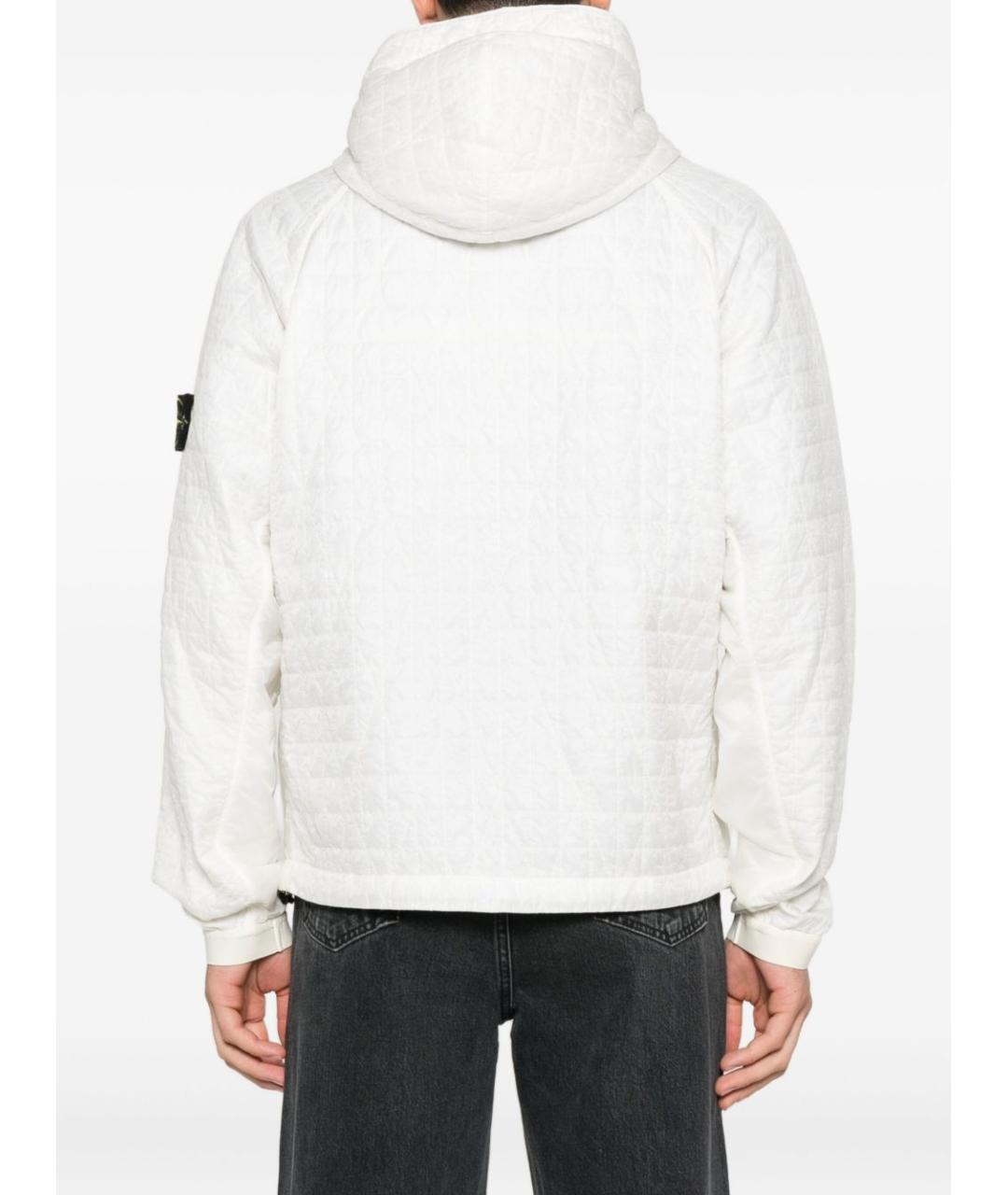 STONE ISLAND Бежевая полиамидовая куртка, фото 3