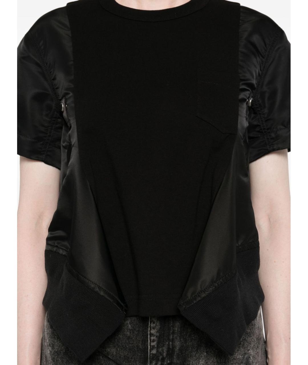 SACAI Черная футболка, фото 2