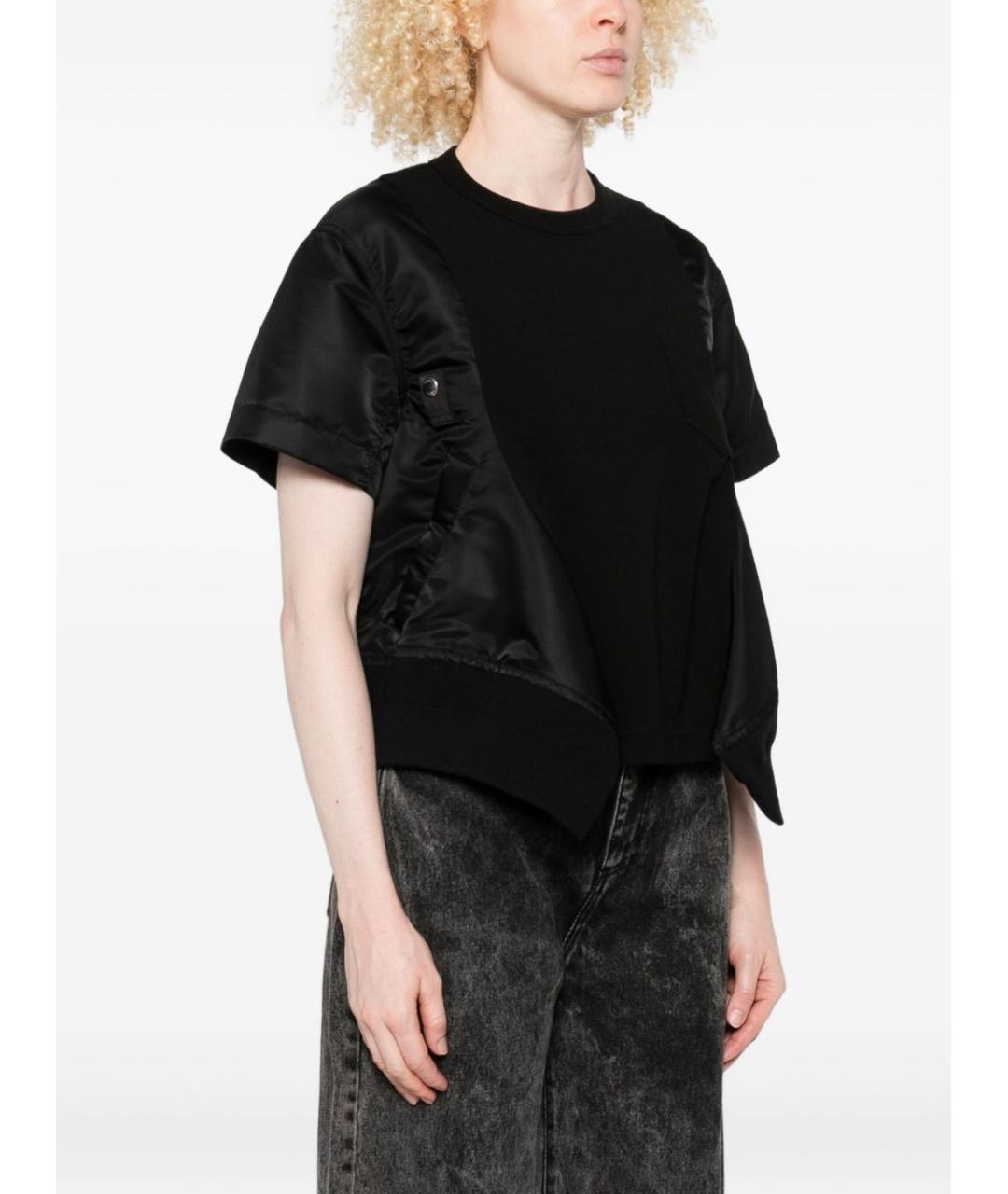 SACAI Черная футболка, фото 3