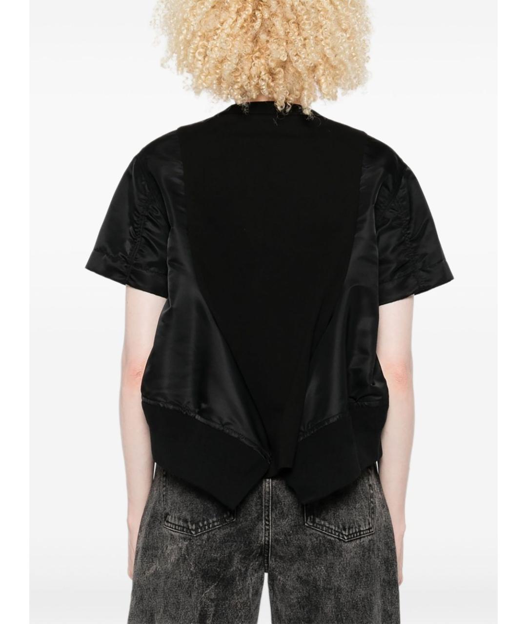 SACAI Черная футболка, фото 5