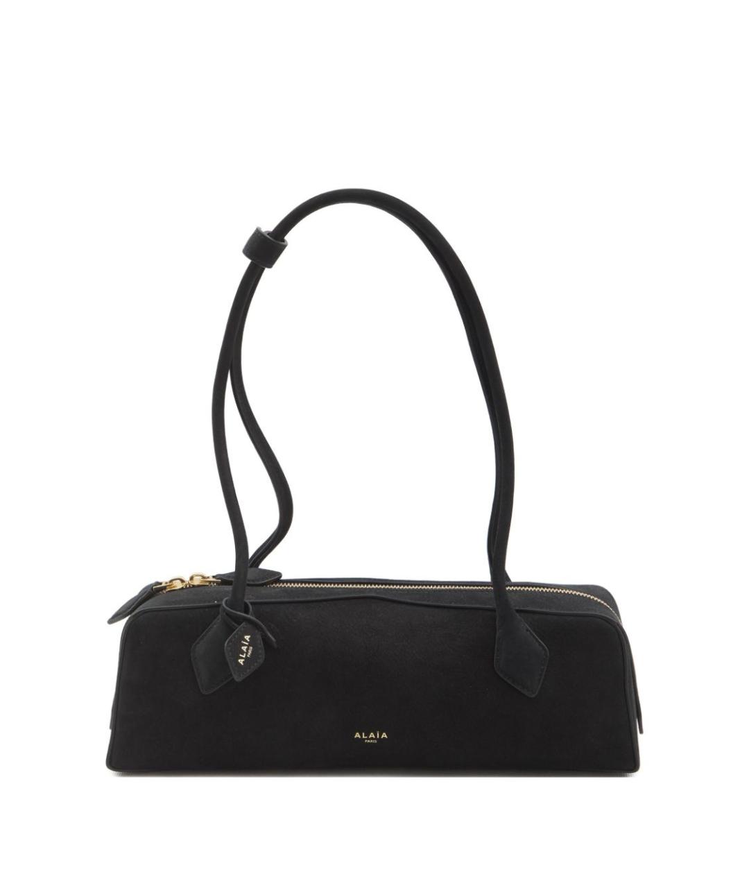 ALAIA Черная замшевая сумка через плечо, фото 1