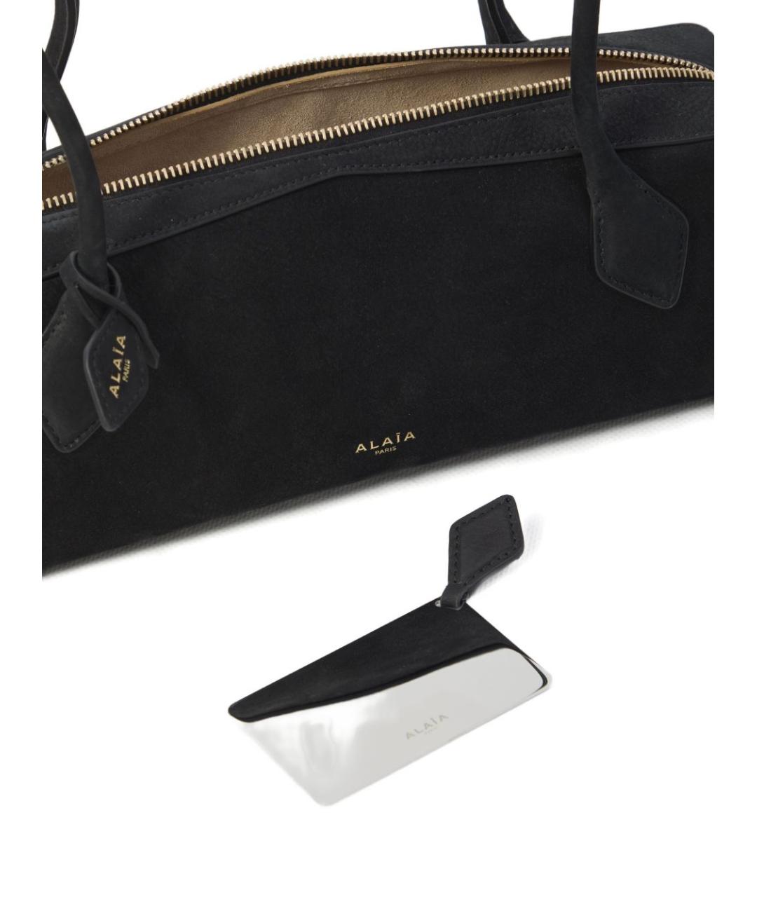 ALAIA Черная замшевая сумка через плечо, фото 3