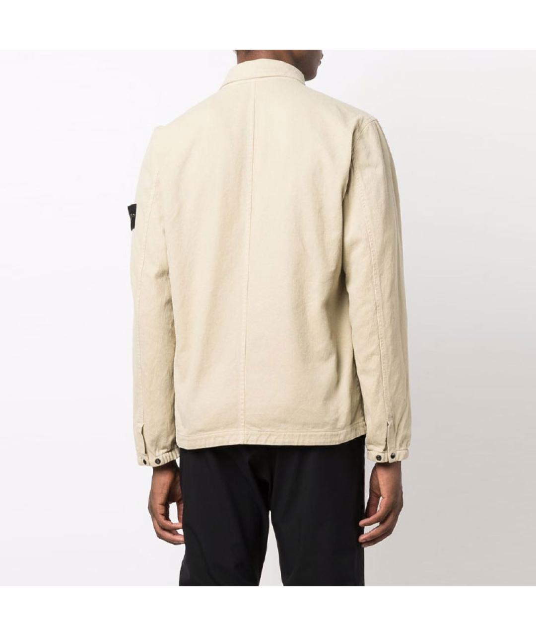 STONE ISLAND Бежевая куртка, фото 5