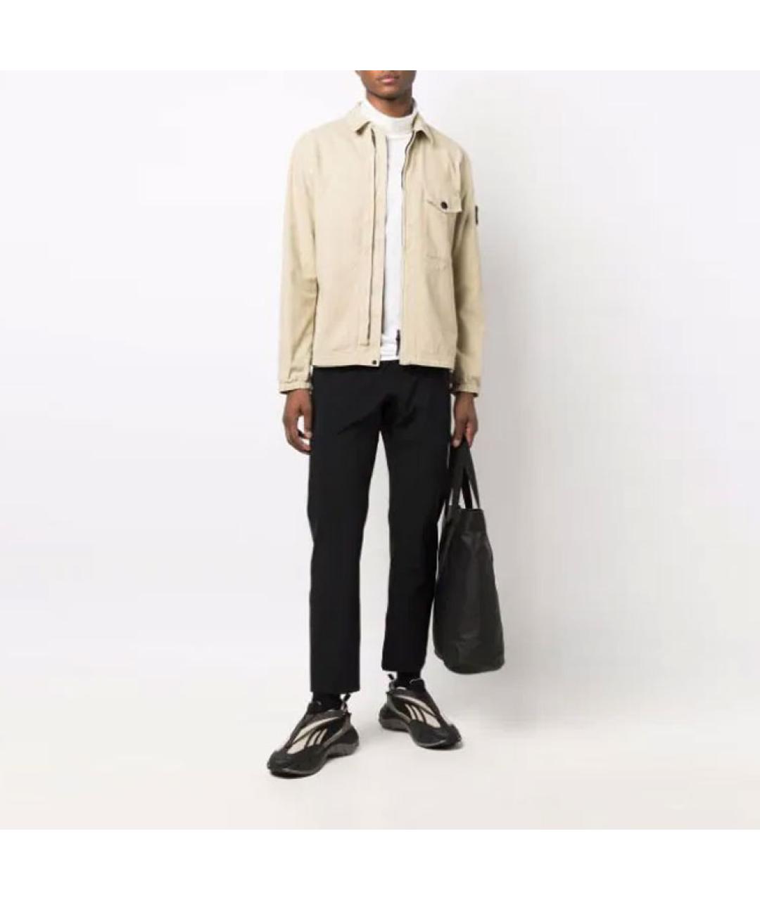 STONE ISLAND Бежевая куртка, фото 4