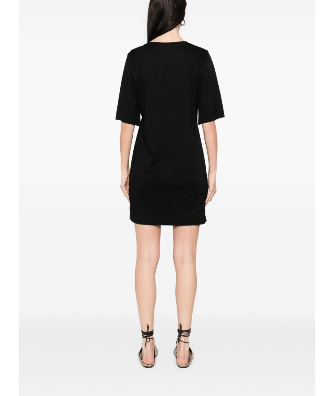 EMPORIO ARMANI Черная хлопковая футболка, фото 4
