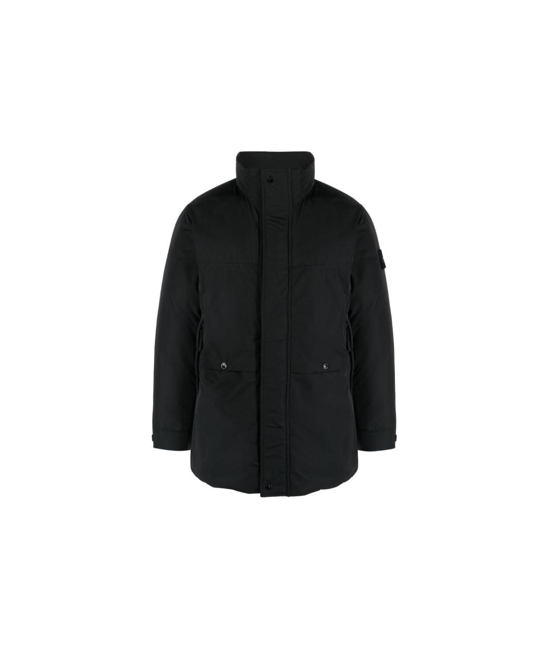 STONE ISLAND Черная куртка, фото 5