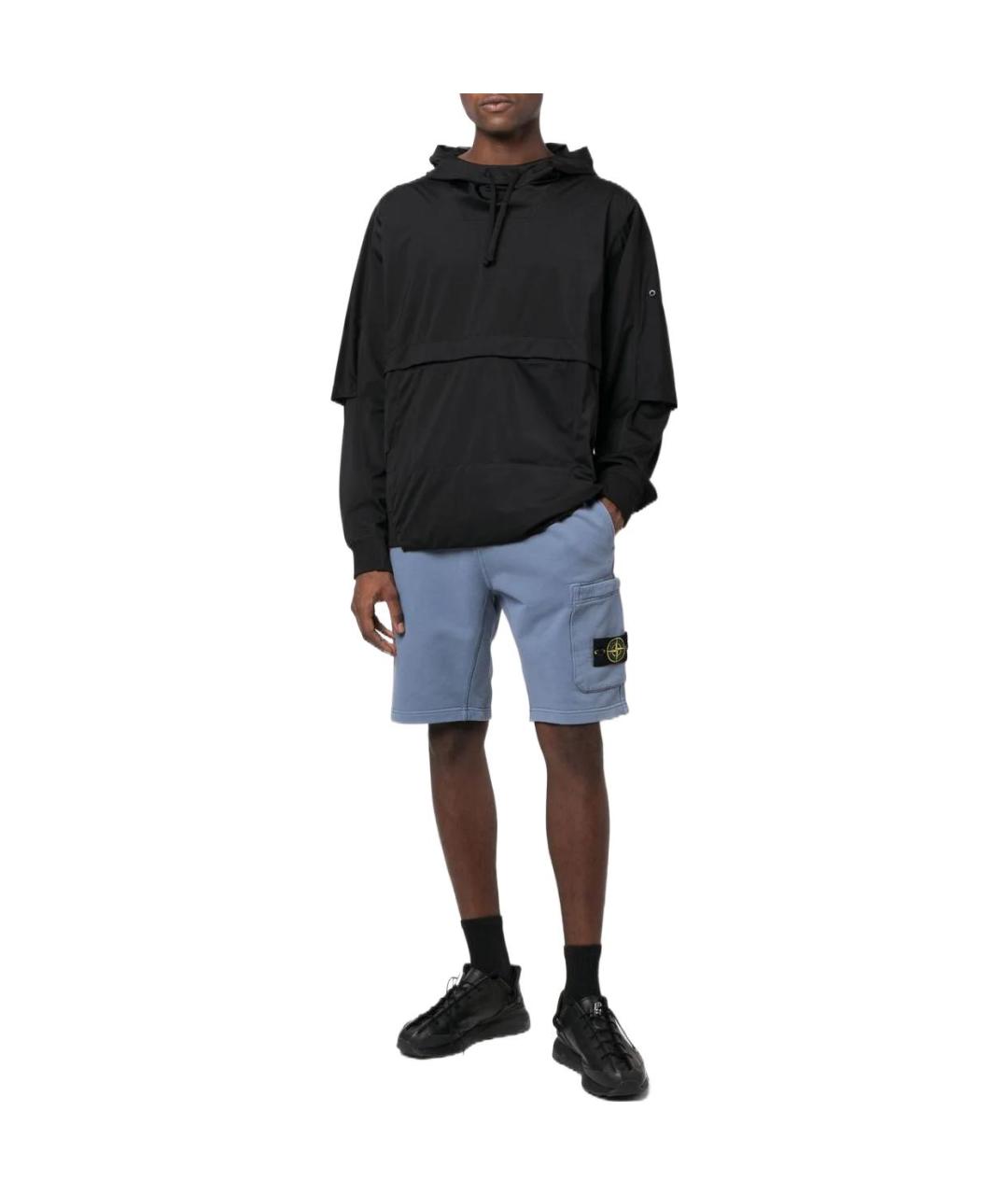 STONE ISLAND Синие шорты, фото 2